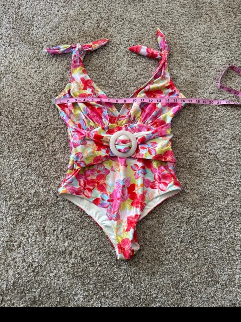 PatBo Hydra Belted Swimsuit One Piece size Medium - Picture 12 of 12